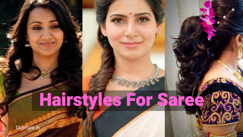 5 Trendy Hairstyles For Saree For Party Functions And Farewell You choose the perfect saree, the perfect jewellery set and the perfect pair of shoes so why not pick the perfect hairdo that goes with your saree too? 5 trendy hairstyles for saree for party