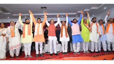 Mr. Subhash Kalsana, our state’s CM Nayab Saini, and MP Naveen Jindal addressed a huge public meeting