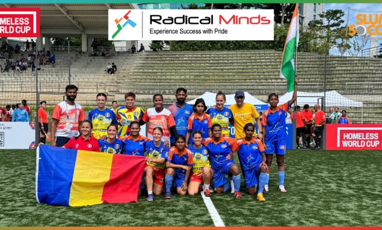 Radical Minds Applauds Team India’s Winning Journey at at Homeless World Cup 2024