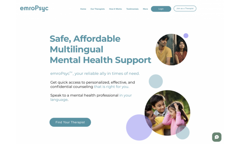 NRI students and families in Canada can now have timely, culturally sensitive access to mental health care by emroPsyc