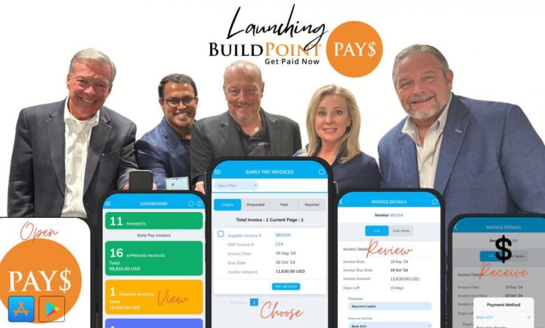 Skyscend partners with BuildPointUSA to launch BuildPointPay app, empowering suppliers with early payments