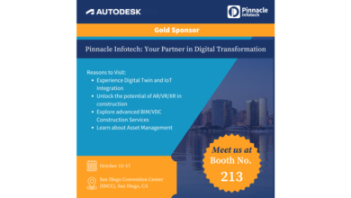 Pinnacle Infotech to Unveil Latest Digital Construction Solutions at AU 2024