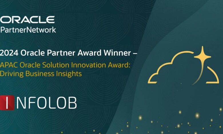 Infolob Solutions India Private Limited Wins 2024 APAC Oracle Solution Innovation Award: Driving Business Insights