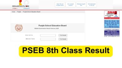PSEB Class 8 Result 2025 Declared: Here’s How to Check Your Score