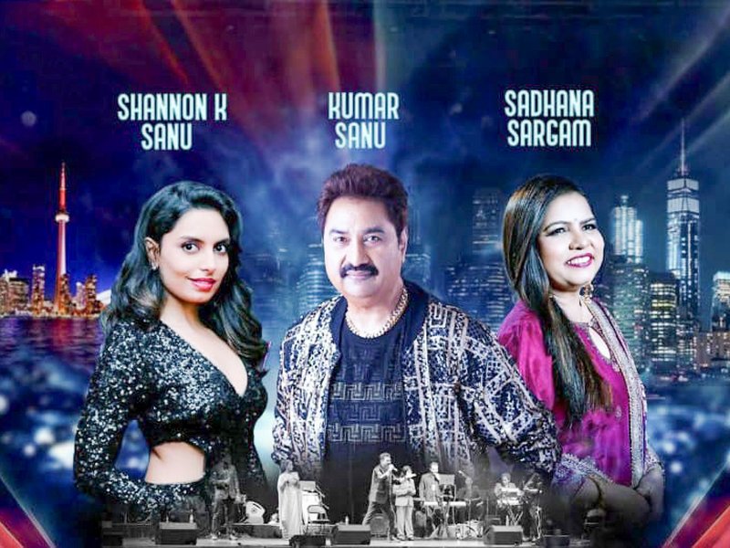 Shannon K Teams Up with Kumar Sanu and Sadhana Sargam for Exciting USA-Canada Musical Tour!