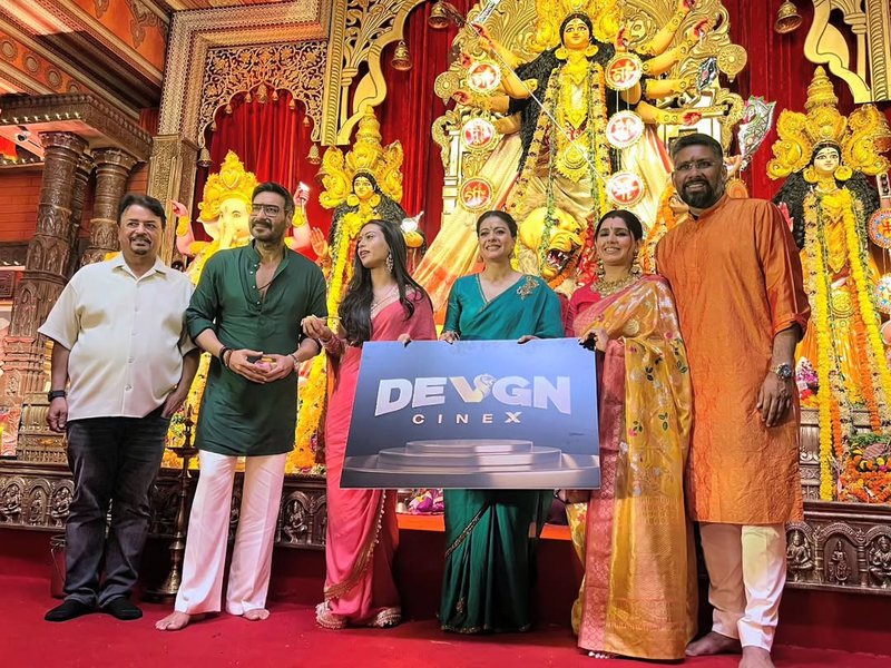 Ajay Devgn & Kajol Kickstart an Exciting Journey This Shubh Maha Navami!