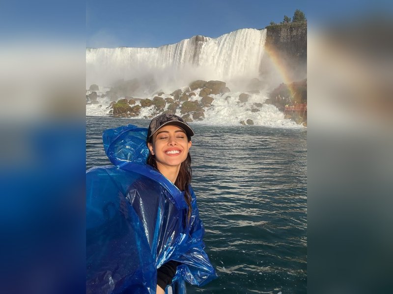 Nushrratt Bharuccha Embraces Freedom in Stunning Niagara Falls Escape!