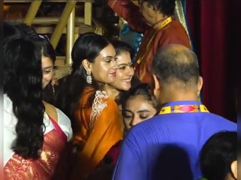 Nysa Devgn Revives ‘Sindur Khela’ Tradition with Mom Kajol: A Cultural Legacy Lives On!