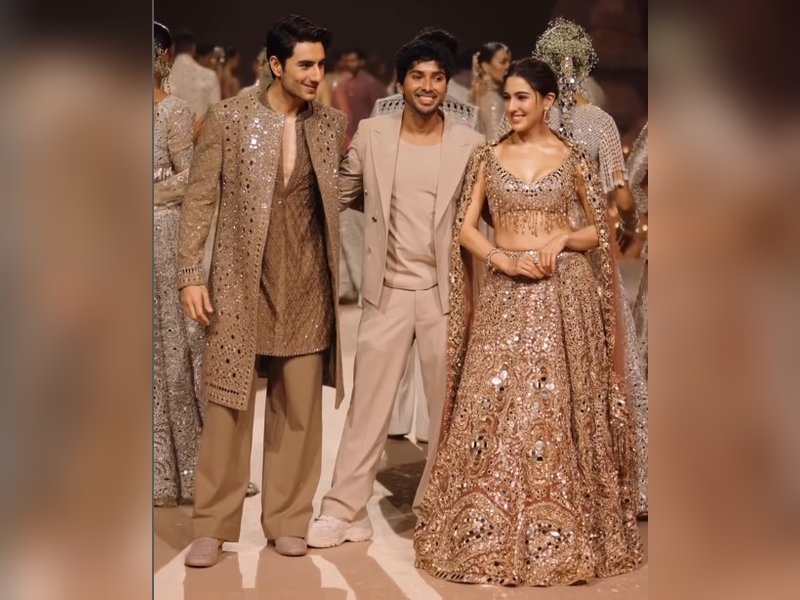 Sara Ali Khan Shares Heartfelt Moment: Brother Ibrahim’s ‘Sister, I Love You’ on the Ramp!
