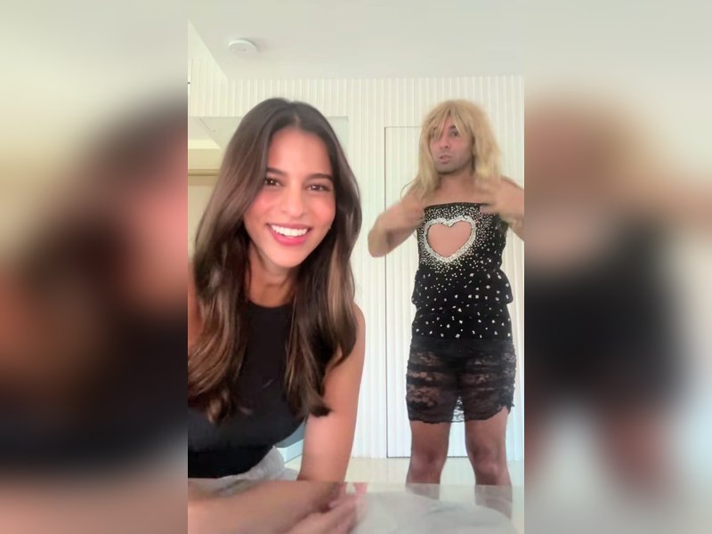 Suhana Khan Can’t Stop Laughing as Orry Channels Sabrina Carpenter in Fun Video!