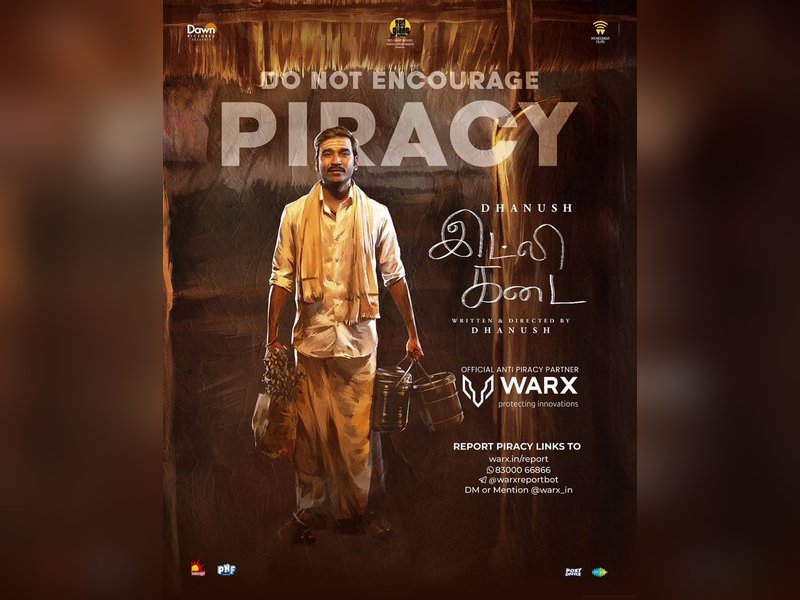 ‘Idli Kadai’ Team Warns Legal Action Against Piracy Amid Dhanush’s Film Releases!
