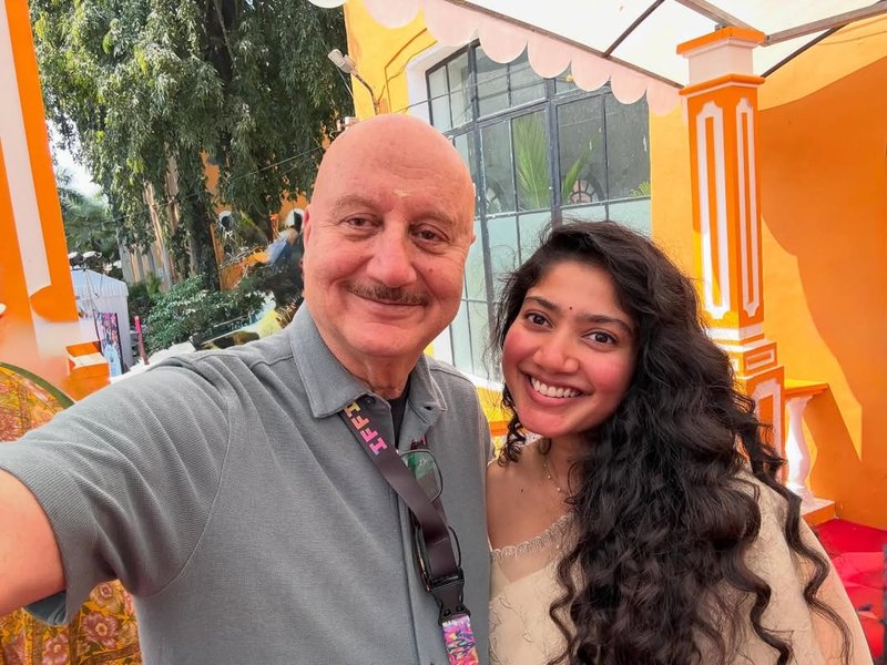 Anupam Kher Meets Sai Pallavi: Celebrates Her Real, Affectionate, and Spontaneous Persona!