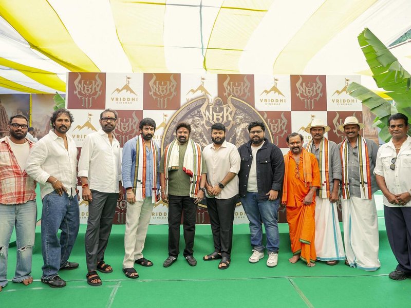 Balakrishna’s Epic Saga #NBK111 Begins Production with Spectacular Pooja Ceremony!