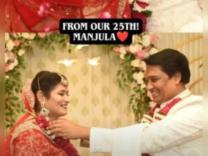CID’s Abhijeet, Aditya Srivastava, Remarries His Wife After 25 Years—Check Out Their Varmala Moment!
