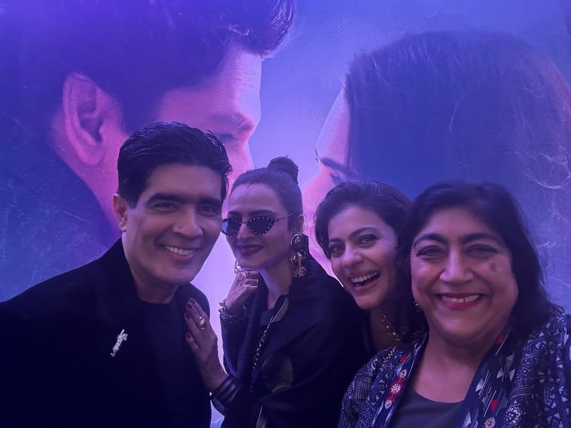 Gurinder Chadha Kicks Off Mumbai Adventure with Star-Studded Meet: Rekha, Kajol, Shabana & Karan! Gurinder Chadha Kicks Off Mumbai Adventure with Star-Studded Meet: Rekha, Kajol, Shabana & Karan!