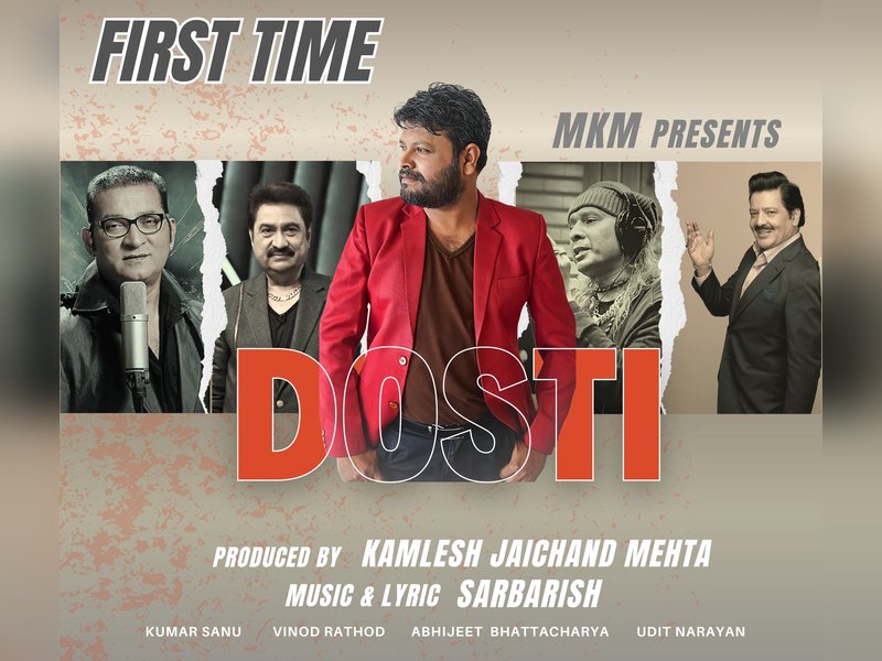 Kumar Sanu, Udit Narayan, and Friends Unite for Sarbarish Majumder’s Upcoming Hit ‘Dosti’ Kumar Sanu, Udit Narayan, and Friends Unite for Sarbarish Majumder’s Upcoming Hit ‘Dosti’