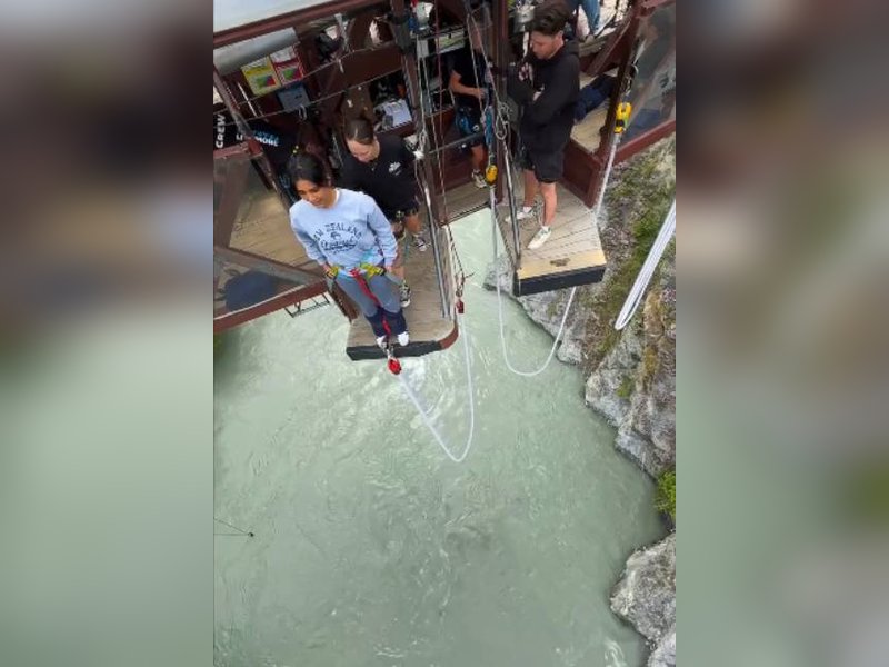 Nabha Natesh Takes the Leap: Bungee Jumps in New Zealand, Calls it “Living” Life to the Fullest!