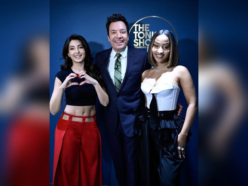 Nora Fatehi Dazzles with Jimmy Fallon in Her Spectacular ‘Tonight Show’ Debut!