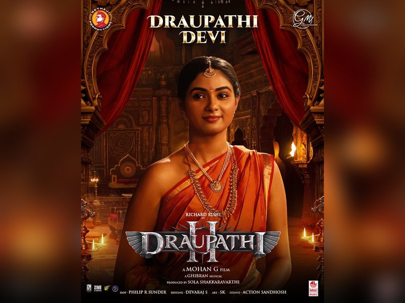 Rakshana Induchoodan Unveils Stunning Draupathi Devi Look in Mohan G Kshatriyan’s ‘Draupathi 2’ Rakshana Induchoodan Unveils Stunning Draupathi Devi Look in Mohan G Kshatriyan’s ‘Draupathi 2’