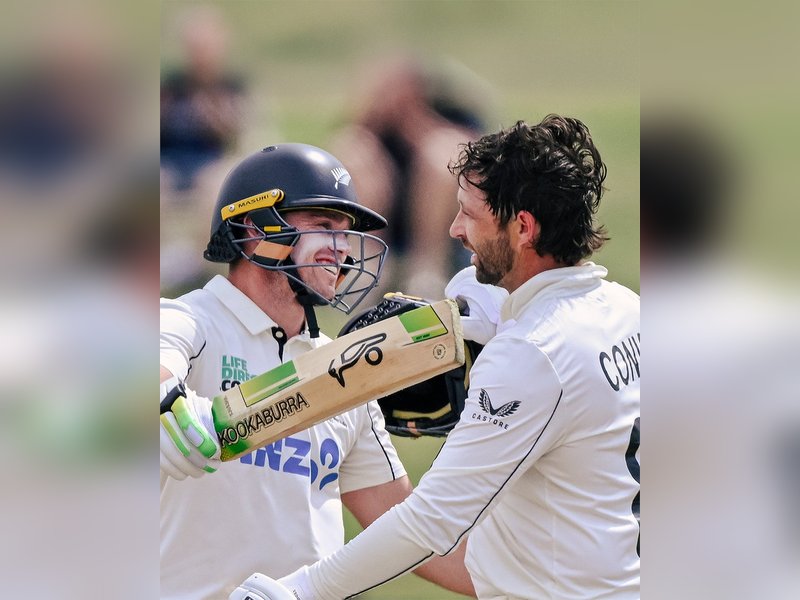 3rd Test: Conway and Latham set 462-run challenge for West Indies on Day 4 3rd Test: Conway and Latham set 462-run challenge for West Indies on Day 4