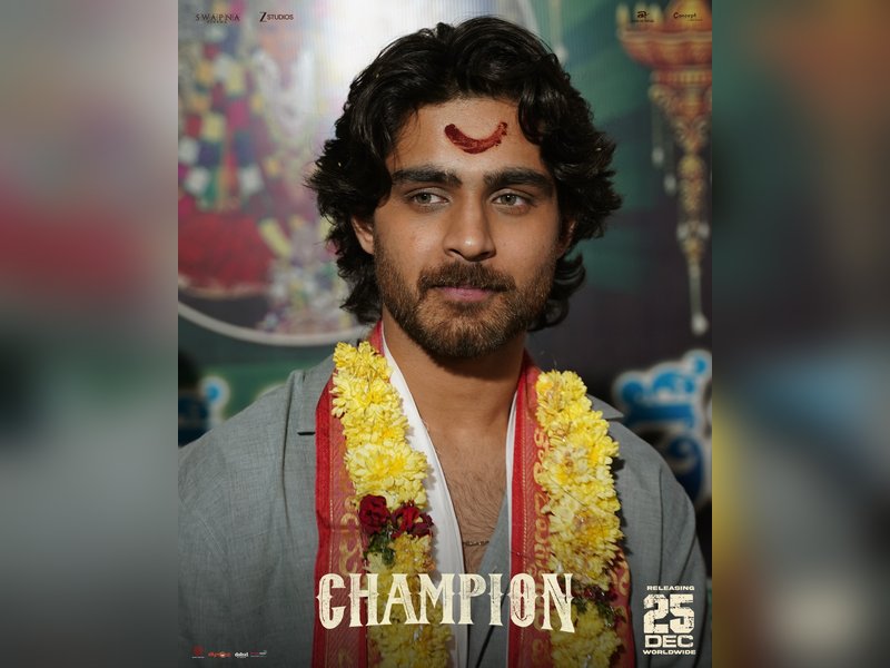 Actor Roshan Prays at Warangal Temple Ahead of ‘Champion’ Film Release on December 25