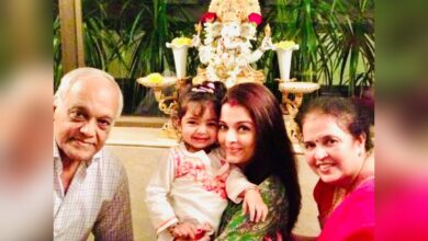 Aishwarya Rai shares a charming unseen photo of daughter Aaradhya to celebrate her parents’ anniversary.