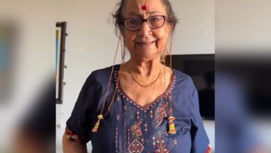 Anupam Kher shares a fun video of his mom Dulari showing off a Kashmiri mangalsutra and modeling.