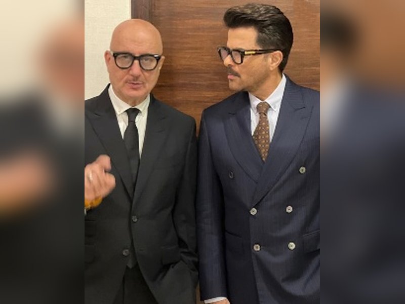 Anupam Kher shares heartfelt birthday wishes for Anil Kapoor on his 69th birthday, celebrating friendship.