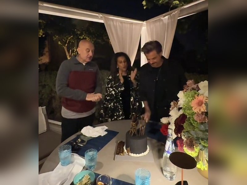 Anupam Kher shares heartwarming moments from Anil Kapoor’s quiet 69th birthday celebration.
