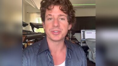 Charlie Puth sings to baby bump, hopes his child loves music like he does before March arrival.