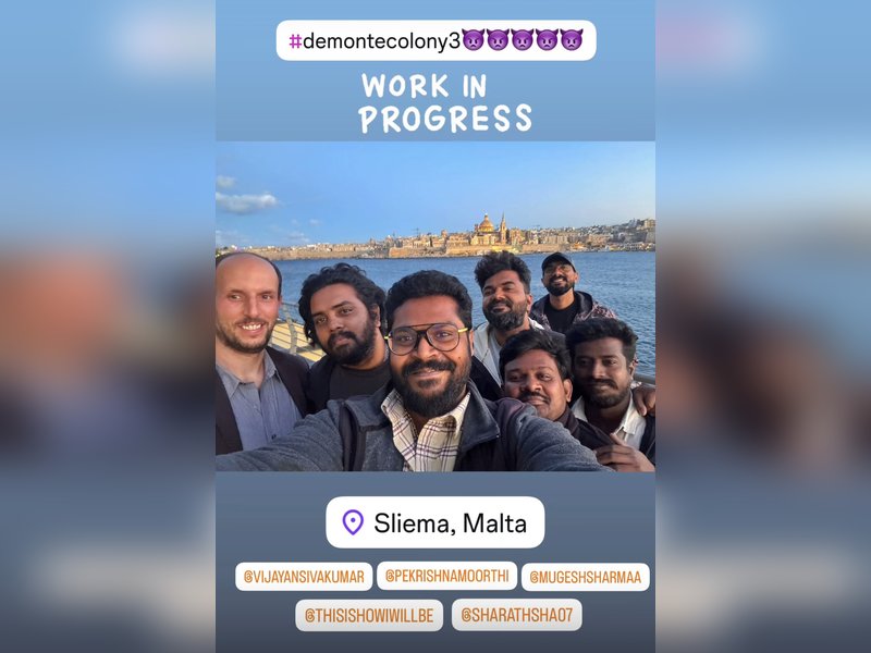 Chennai: 95% of ‘Demonte Colony 3’ shooting is done; film set to release in April 2024, sources say.