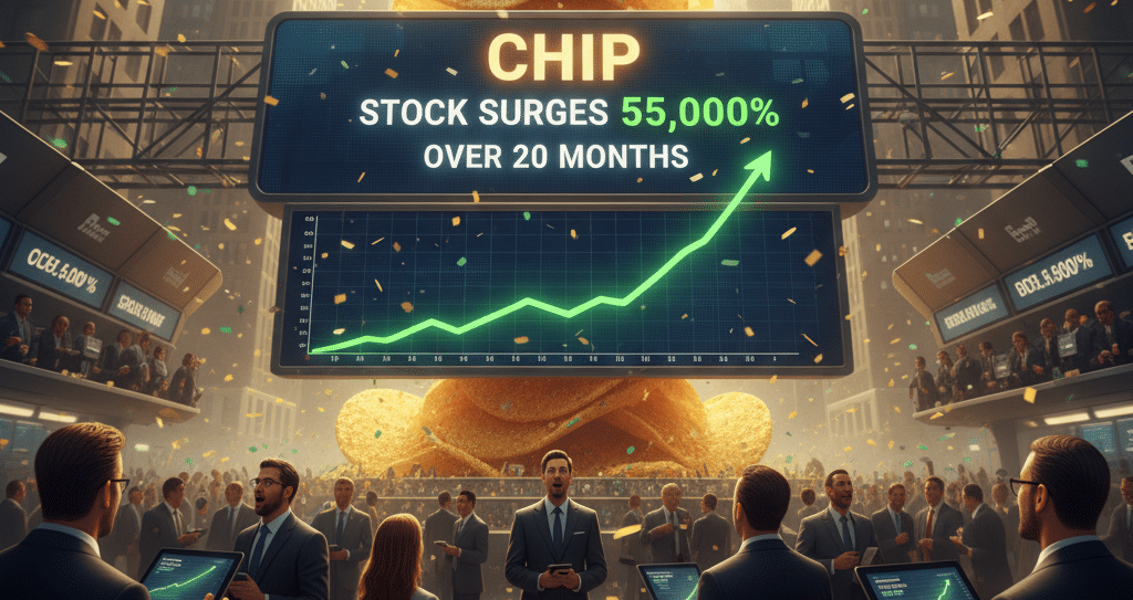 Chip Stock Rises 55,000% in 20 Months, Shocking Investors