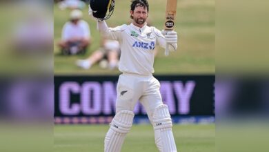Conway makes history as first NZ player to score double century and century in the same Test match