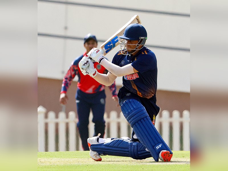 Delhi chases down 321 with Priyansh, Tejasvi fifties, defeats Saurashtra by three wickets Delhi chases down 321 with Priyansh, Tejasvi fifties, defeats Saurashtra by three wickets