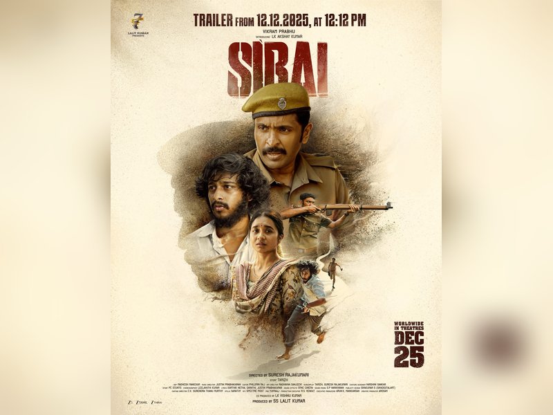 Dhanush unveils exciting trailer for ‘Sirai,’ featuring Vikram Prabhu and L K Akshay Kumar