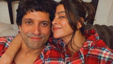 Farhan and Shibani Akhtar Celebrate Christmas in Style with Coordinated Outfits and Joyful Moments