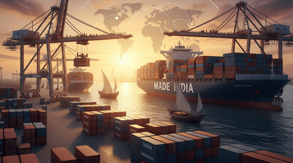 India Struggles to Meet  Trillion Export Goal Amid Ongoing Challenges