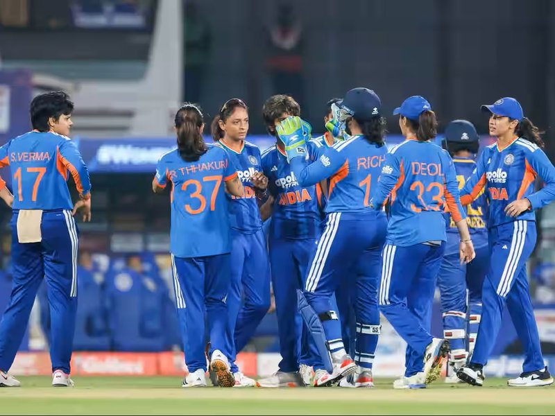 India wins 4th T20I by 30 runs as Vaishnavi and Arundhati each take two wickets against Sri Lanka