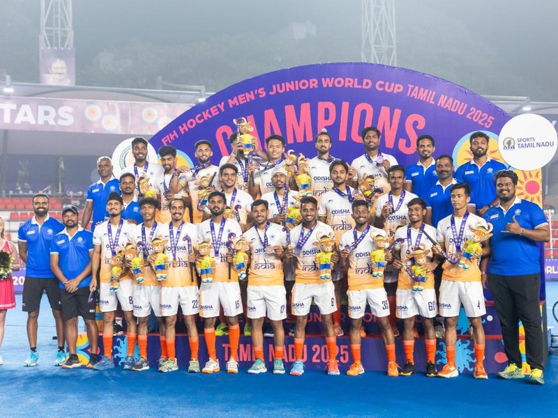 Indian junior men’s hockey team wraps up 2025 with two major international medals
