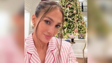 Jennifer Lopez Celebrates Christmas Eve with Family in Matching Pajamas and Joyful Snaps