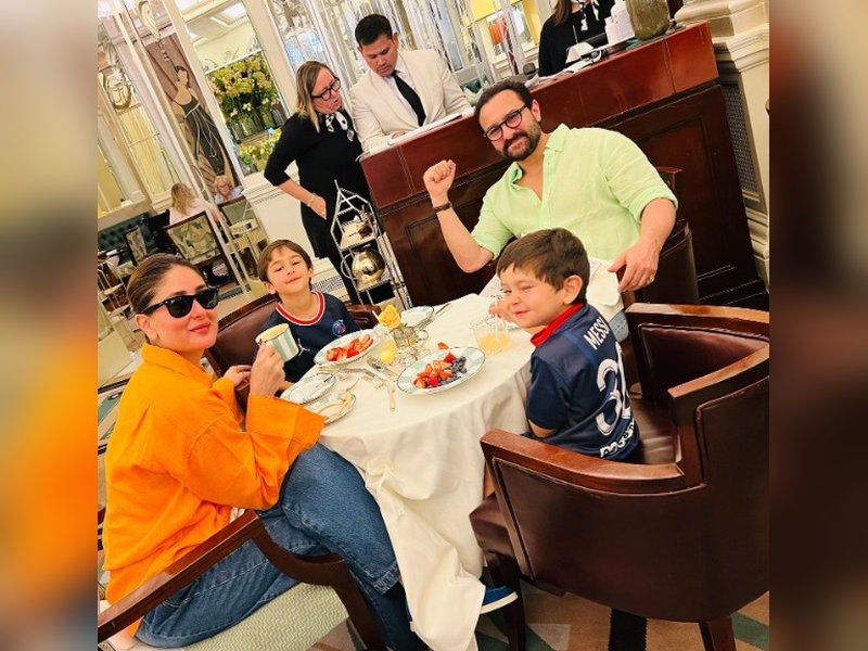 Kareena Kapoor shares a sneak peek of Taimur’s Messi-themed birthday bash on Instagram.