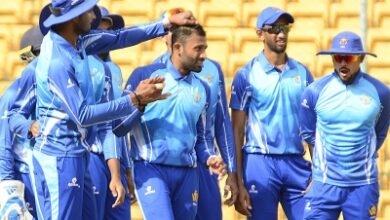 Karnataka Tops TN by Four Wickets with Shrijith and Shreyas Gopal’s Key Contributions; MP Beats Kerala