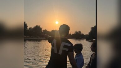 Mira Rajput shares a heartwarming pic of Shahid Kapoor with their kids enjoying a scenic river view.