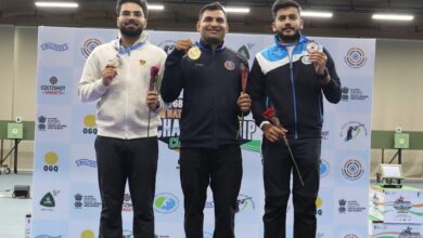 Navy’s Kiran Ankush Jadhav wins gold in 10m air rifle at National Shooting Championship
