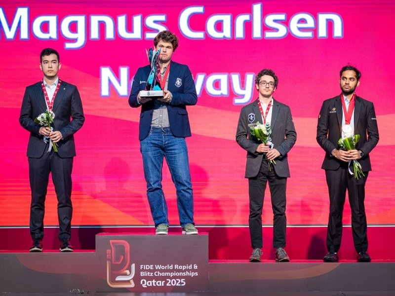 PM Modi praises Arjun Erigaisi’s skills after he wins bronze at FIDE World Blitz Championship PM Modi praises Arjun Erigaisi’s skills after he wins bronze at FIDE World Blitz Championship