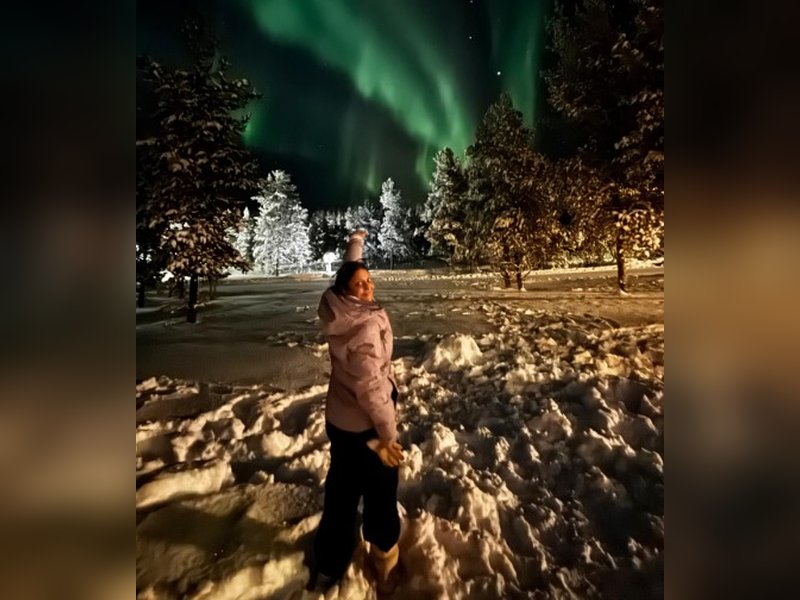 Shefali Shah shares emotional moment of watching the Northern Lights in silence with tears.
