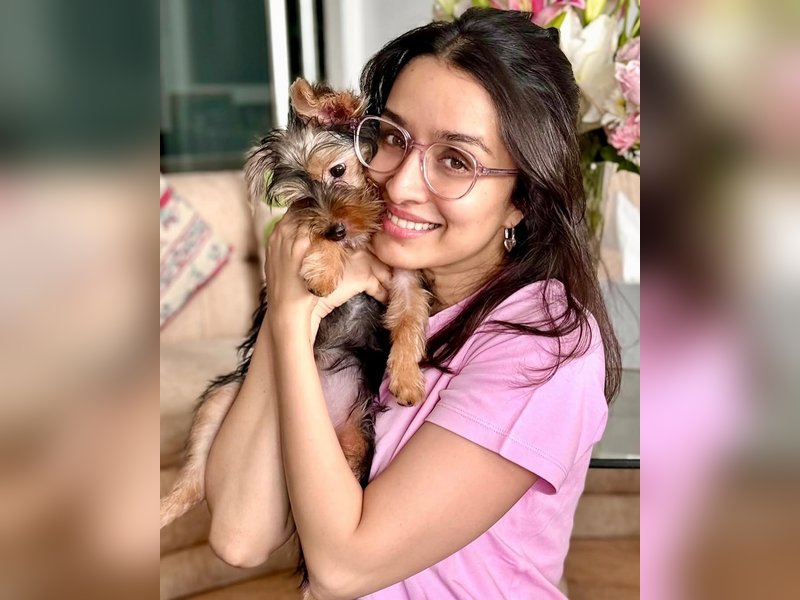 Shraddha Kapoor is back home after 16 days and can’t stop kissing her furry friend in a sweet video.