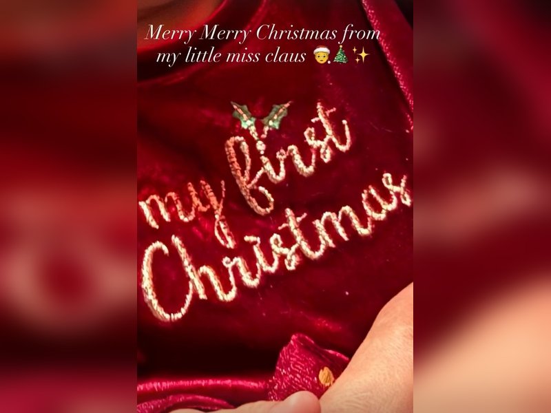 Sidharth Malhotra and Kiara Advani share heartwarming moments from daughter Saraayah’s first Christmas.