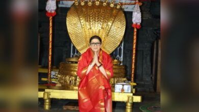 Smriti Irani Visits Tirupati Balaji, Shares Praying Moment in Traditional Saree on Social Media