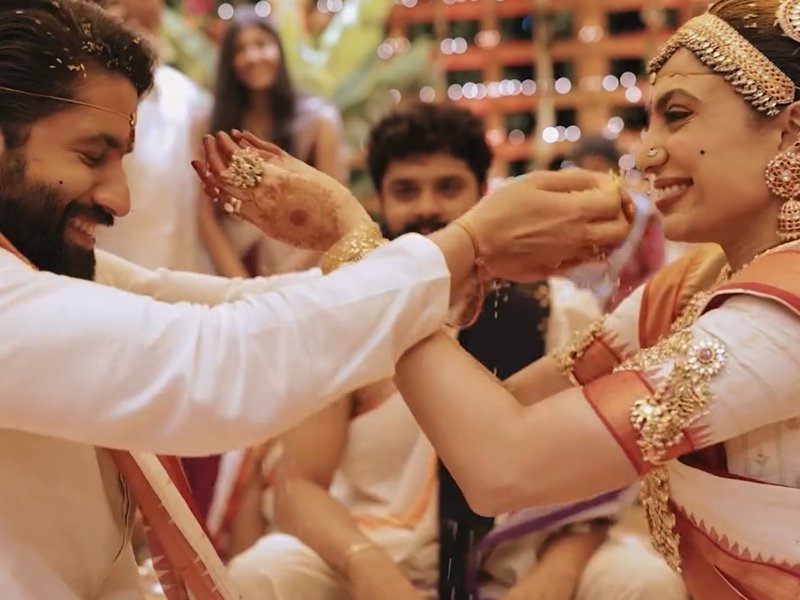 Sobhita Dhulipala & Naga Chaitanya Share Stunning BTS Reel for First Wedding Anniversary! Sobhita Dhulipala & Naga Chaitanya Share Stunning BTS Reel for First Wedding Anniversary!